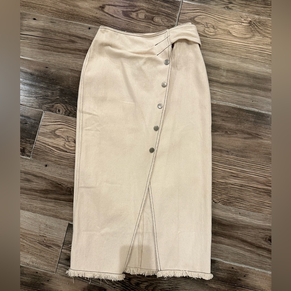 Womens denim moon river brand skirt